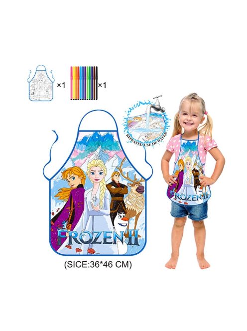 Șorț pentru copii cu carioci de colorat