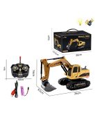 Excavator cu șine radiocomandat pentru copii