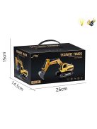 Excavator cu șine radiocomandat pentru copii
